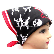 Fashion printed kids head scarf headwear